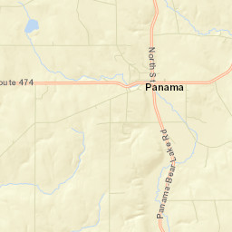 Panama New York Street Map