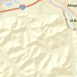 Crestview New York Street Map