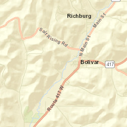 Richburg New York Street Map
