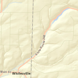 Whitesville New York Street Map