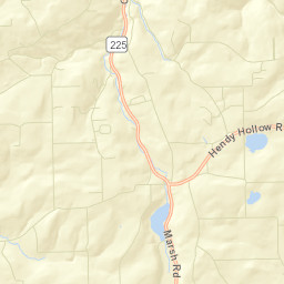 West Caton New York Street Map
