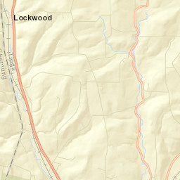 Lockwood New York Street Map
