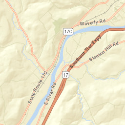 Tioga Center New York Street Map