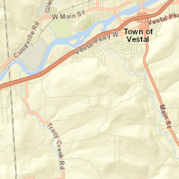 Vestal New York Street Map