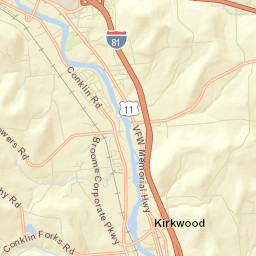 Kirkwood Center New York Street Map