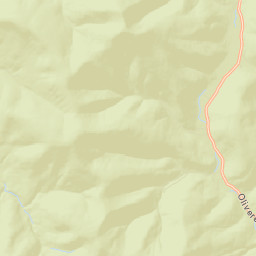 Oliverea New York Street Map