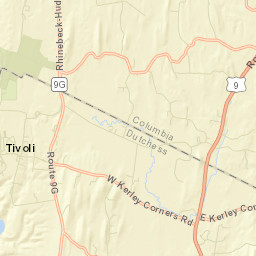 Tivoli New York Street Map