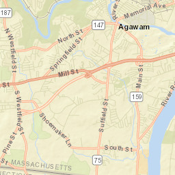 1513-1601 Main Street, Agawam, MA Street Map