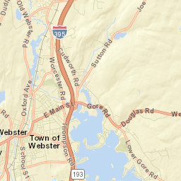 Webster Street Map