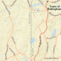 Bellingham Street Map