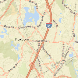 Foxborough Street Map