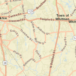Whitman Street Map