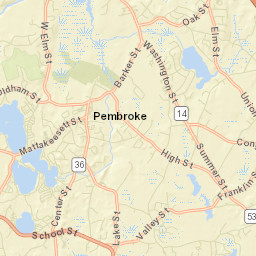 North Pembroke Street Map