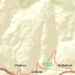Lubián Street Map