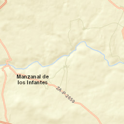 Manzanal de los Infantes Street Map