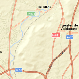 Fuentes de Valdepero Street Map