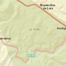 Mambrillas de Lara Street Map