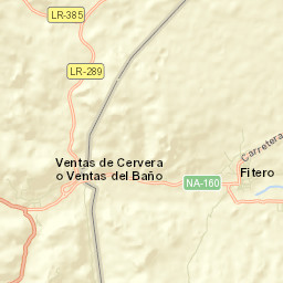 Fitero Street Map