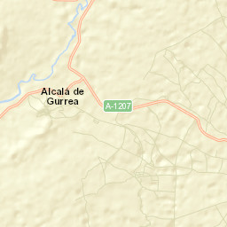 Alcalá de Gurrea Street Map