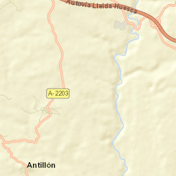 Antillón Street Map