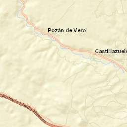 Pozán de Vero Street Map
