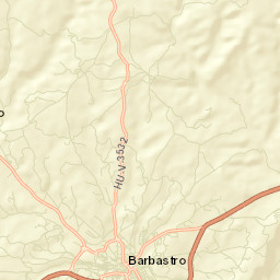 Barbastro Street Map