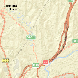 Cornellà del Terri Street Map