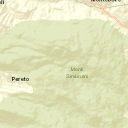 Pereto Street Map