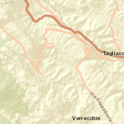 Tagliacozzo Street Map