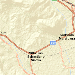 Scurcola Marsicana Street Map