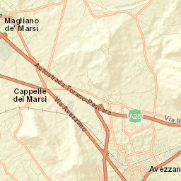 Magliano De'Marsi Street Map