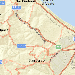 Marina di Vasto Street Map