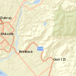 Shkodër Street Map