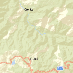 Pukë Street Map