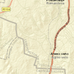 Romanovci Street Map