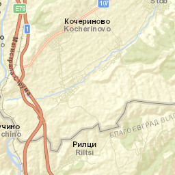Kocherinovo Street Map