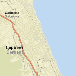 Derbent Street Map