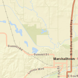 400-498 Summit Street, Marshalltown, IA Street Map