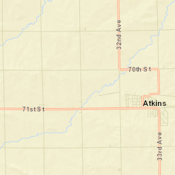 Atkins Street Map