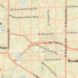 Hanover Park Street Map