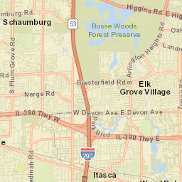 Itasca Street Map