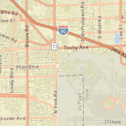 Elk Grove Village Street Map