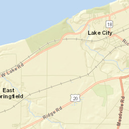Lake City Street Map