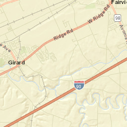 Girard Street Map