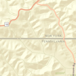 Rock City New York Street Map