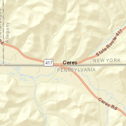 Sanford New York Street Map