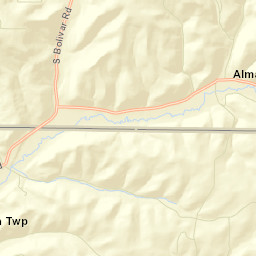 South Bolivar New York Street Map