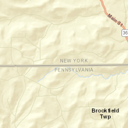 South Troupsburg New York Street Map