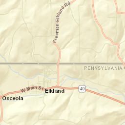 Woods Corner New York Street Map