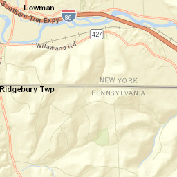 Wellsburg New York Street Map